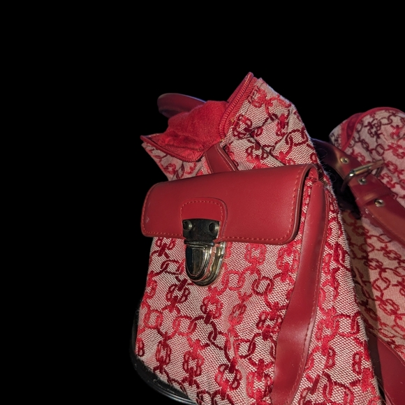 TOTE BAG by BUENO Red Travel Tote - Picture 7 of 9